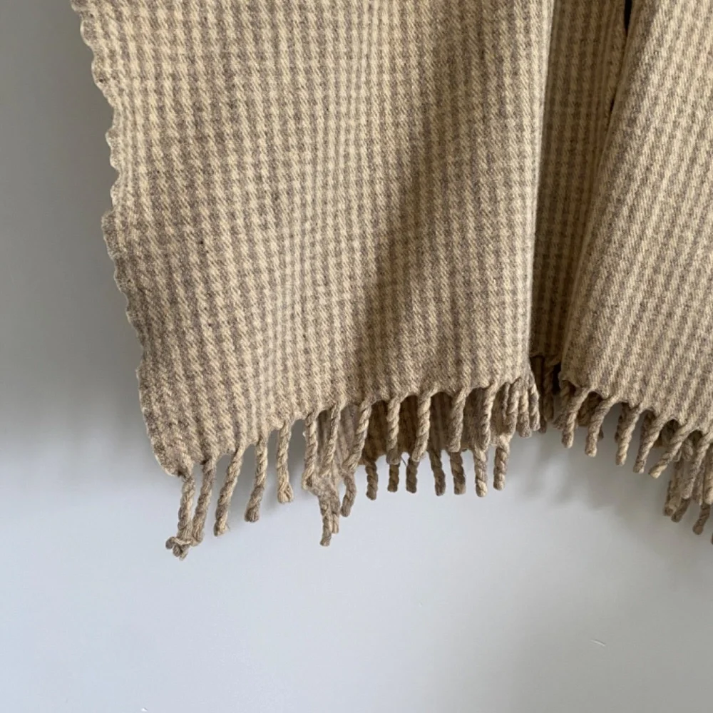 Handmade Wool Cape • Woven Heritage Poncho • 100% New Wool • Free Size - Picture 8 of 10